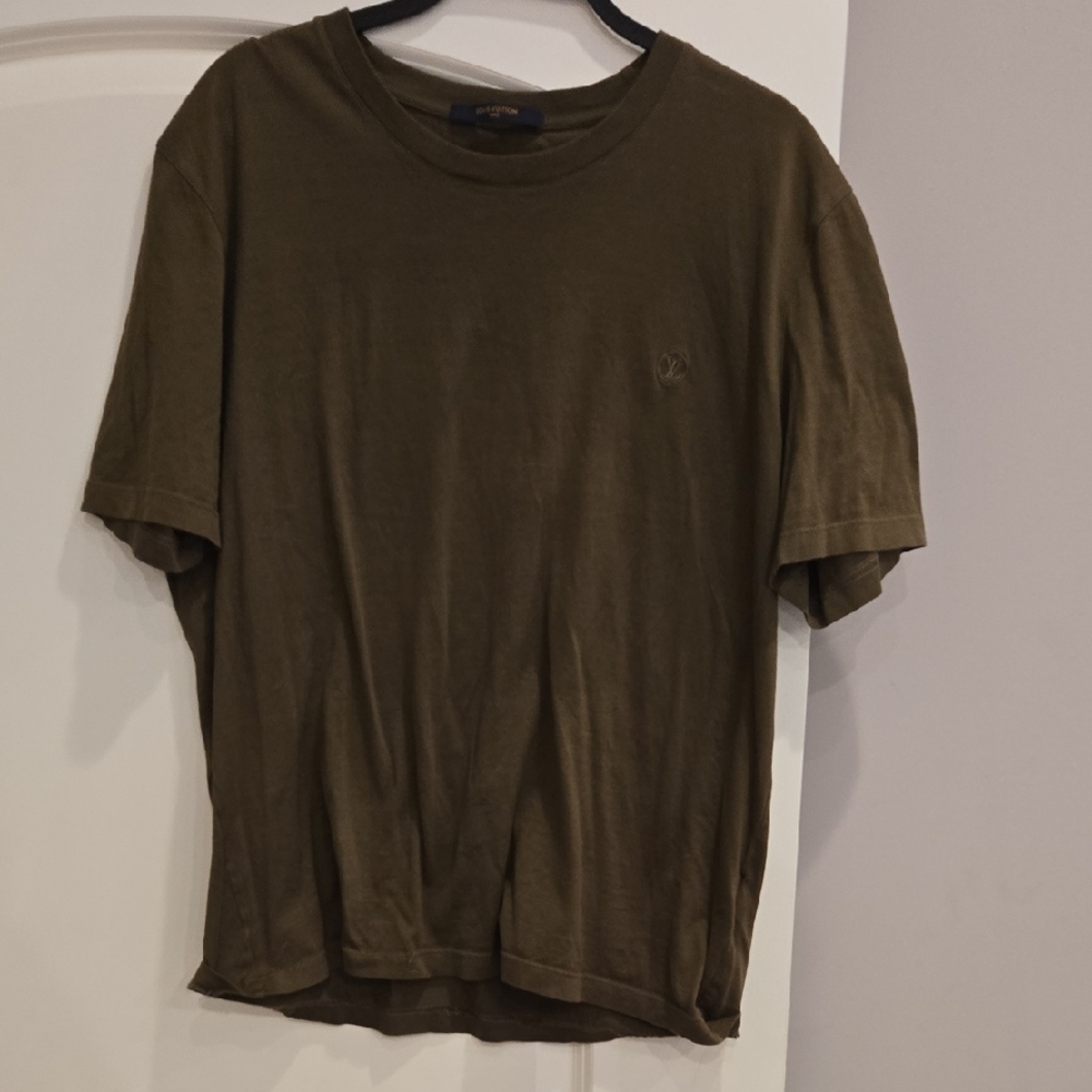 Louis Vuitton Khaki Short Sleeve Tee